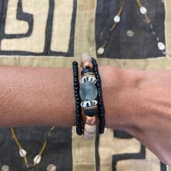 Twine + Twig Trio Stack Bracelet Set | Neutral | Campaign Zero Charity Collection