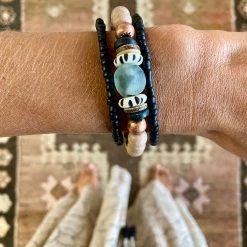 Twine + Twig Trio Stack Bracelet Set | Neutral | Campaign Zero Charity Collection