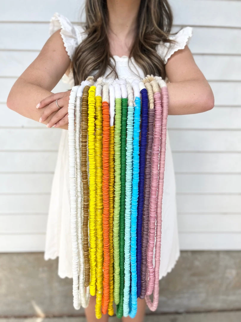 Twine + Twig Tropic Collection Knotted Layering Necklace | Yellow 5 Twine + Twig Tropic Collection Knotted Layering Necklace | Yellow