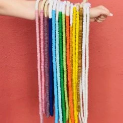 Twine + Twig Knotted Layering Necklace | Green Tropic Collection 10 Twine + Twig Knotted Layering Necklace | Green Tropic Collection