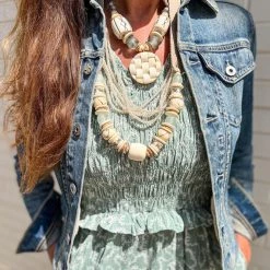 Twine + Twig Mid Pendant Necklace | Stone Stone Collection