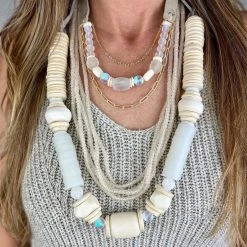 Twine + Twig Stacked Classic Necklace | Miami B+W Collection 11 Twine + Twig Stacked Classic Necklace | Miami B+W Collection