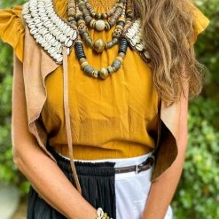 Twine + Twig Stacked Classic Necklace | Desert