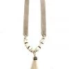 Twine + Twig Tassel Horse Hair Necklace | Ivory