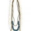Twine + Twig Indigo Layer Necklace Set