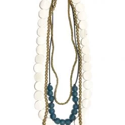 Twine + Twig Indigo Layer Necklace Set