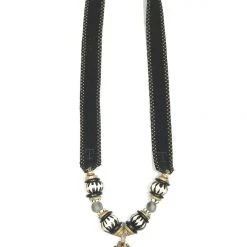 Twine + Twig Antler Burr Necklace | B+ W