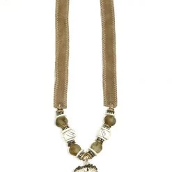Twine + Twig Antler Burr Necklace | Neutral