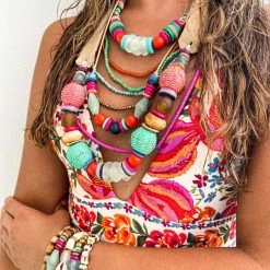 Twine + Twig Tropic Collection Metal Single Stack Bracelet | Tropic