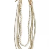Twine + Twig White Layer Necklace Set Fiesta Collection
