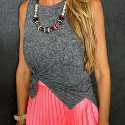 Twine + Twig Teen Collection Tribal Classic Necklace | Electric Black