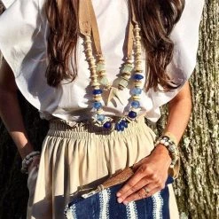 Twine + Twig Long Classic Necklace | Mist