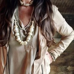 Twine + Twig Neutral Collection Mid Classic Necklace | Neutral