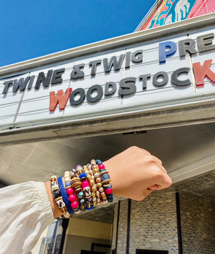 Twine + Twig Woodstock Collection Single Stack Bracelet | Woodstock 2 Twine + Twig Woodstock Collection Single Stack Bracelet | Woodstock