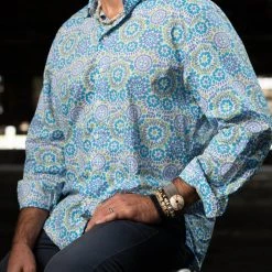 Twine + Twig Batik Cuff Bracelet | Mens