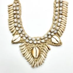 Twine + Twig Cowrie Collar Necklace | Edition 10 Cowrie Collection 13 Twine + Twig Cowrie Collar Necklace | Edition 10 Cowrie Collection