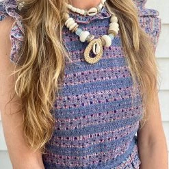 Twine + Twig Layer Choker Necklace | Cowrie Cowrie Collection