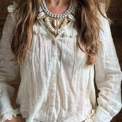 Twine + Twig Cowrie Collar Necklace | Edition 10 Cowrie Collection 11 Twine + Twig Cowrie Collar Necklace | Edition 10 Cowrie Collection