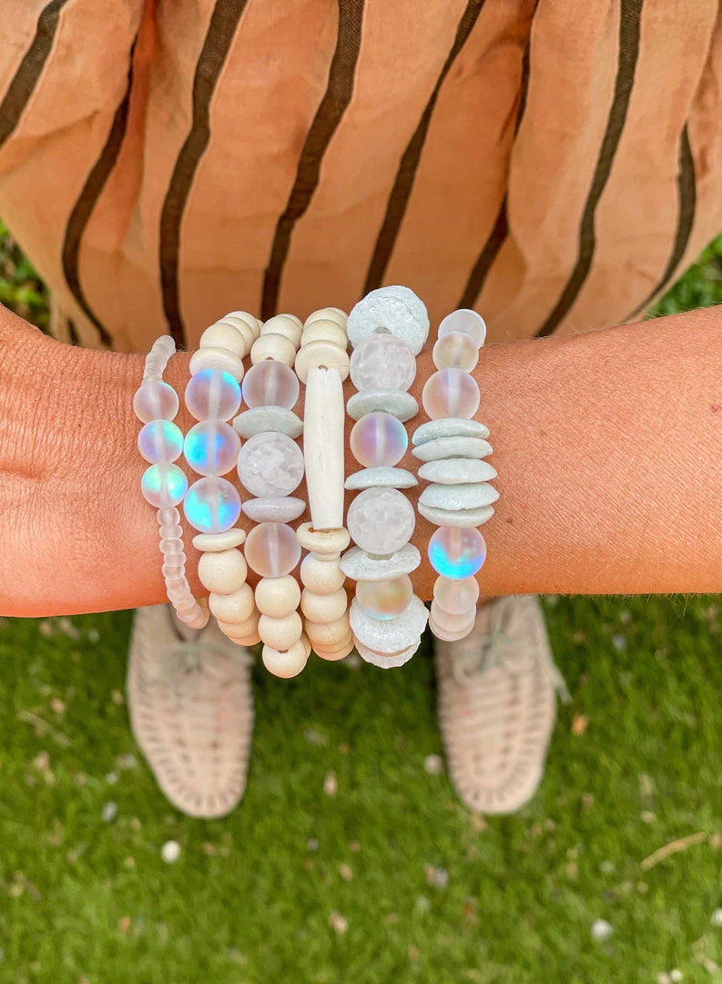 Twine + Twig Intricate Stack Bracelet | Miami B+W Collection 4 Twine + Twig Intricate Stack Bracelet | Miami B+W Collection