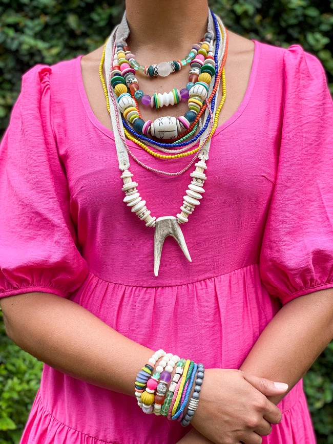 Twine + Twig Layered Classic Necklace | Fiesta Fiesta Collection 5 Twine + Twig Layered Classic Necklace | Fiesta Fiesta Collection