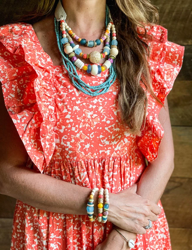 Twine + Twig Calypso Collection Layered Classic Necklace | Calypso 9 Twine + Twig Calypso Collection Layered Classic Necklace | Calypso