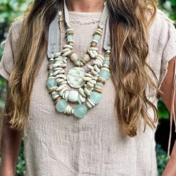 Twine + Twig Cord Classic Necklace | Cowrie 9 Twine + Twig Cord Classic Necklace | Cowrie