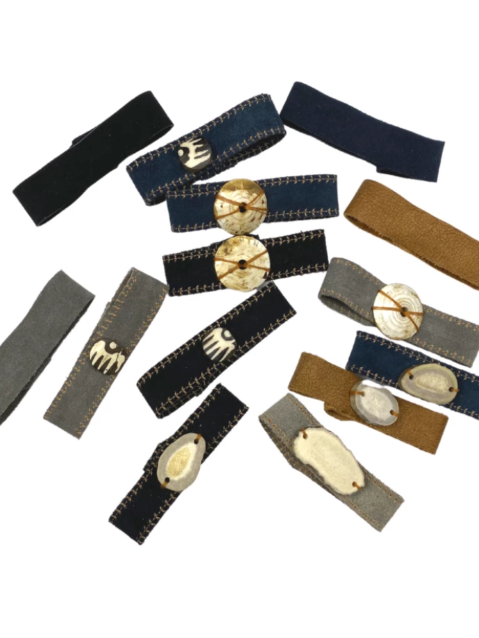 Twine + Twig Leather Cuff Bracelet | Mens 8 Twine + Twig Leather Cuff Bracelet | Mens