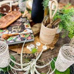 Twine + Twig Sleek Vase | Black