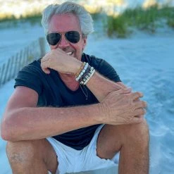 Twine + Twig Gray Braided Arm Party | Mens