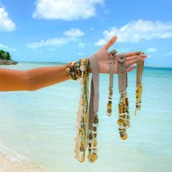 Twine + Twig Sea Glass Collection Stacked Single Stack Bracelet | Sea Glass