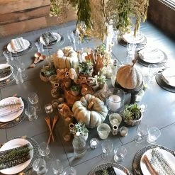 Twine + Twig Antelope Antler Salad Servers Cowrie Collection