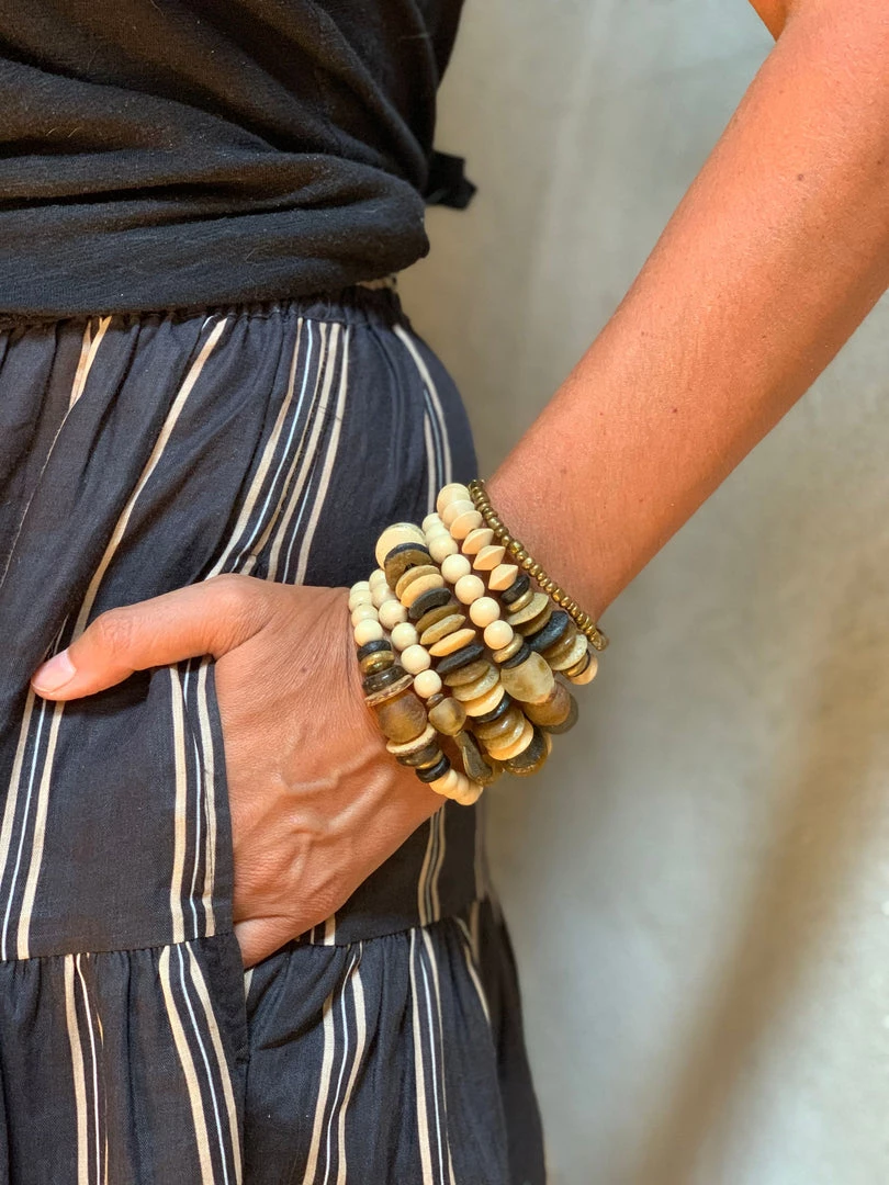 Twine + Twig Trio Stack Bracelet Set | Desert 6 Twine + Twig Trio Stack Bracelet Set | Desert