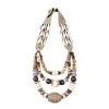 Twine + Twig Cowrie Collection Layered Classic Necklace | Cowrie