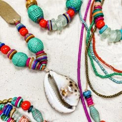 Twine + Twig Mid Shell Necklace | Tropic