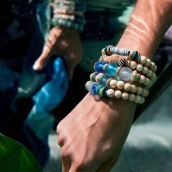 Twine + Twig Tones Collection Stacked Classic Necklace | Lagoon