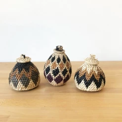 Twine + Twig Zulu Mini Lidded Basket Lifestyle
