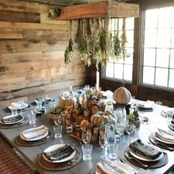 Twine + Twig Dinner Napkin Set | White Cowrie Collection