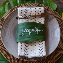 Twine + Twig Cowrie Collection Dinner Napkin Set | Mixed Tribal