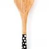Twine + Twig Batik Handle Wood Heart Spoon Table + Bar