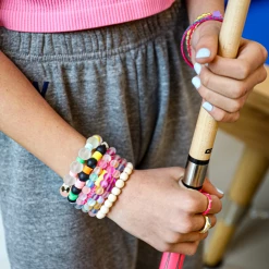 Twine + Twig Smiley Face Ring | Hot Pink
