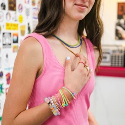 Twine + Twig Box Chain Necklace | Black Teen Collection