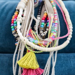 Twine + Twig Teen Collection Tween Tassel Necklace Set | Pink 9 Twine + Twig Teen Collection Tween Tassel Necklace Set | Pink