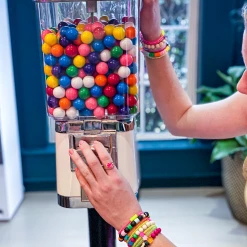 Twine + Twig Teen Vinyl Seed Bracelet | Green 22 Twine + Twig Teen Vinyl Seed Bracelet | Green