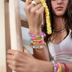 Twine + Twig Teen Collection Teen Star Seed Bracelet | Pink 17 Twine + Twig Teen Collection Teen Star Seed Bracelet | Pink