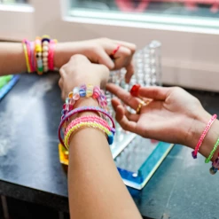 Twine + Twig Teen Collection Teen Star Seed Bracelet | Pink 16 Twine + Twig Teen Collection Teen Star Seed Bracelet | Pink