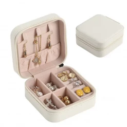 Twine + Twig Leather Jewelry Box | White Chain Collection