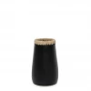 Twine + Twig Sleek Vase | Black