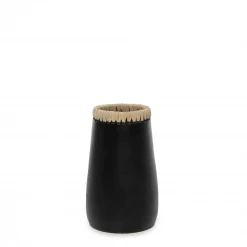 Twine + Twig Sleek Vase | Black