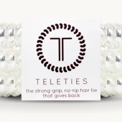 Twine + Twig Teen Collection TELETIES | Crystal Clear | Large