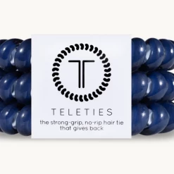 Twine + Twig TELETIES | Nantucket Navy | Large Teen Collection